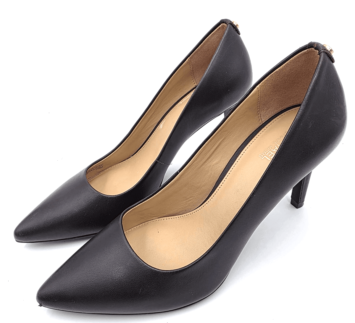 Michael Kors Womens Dorothy Leather Pointed Toe Classic PUMPS Brown Size 7.5 M - Thumbnail 2
