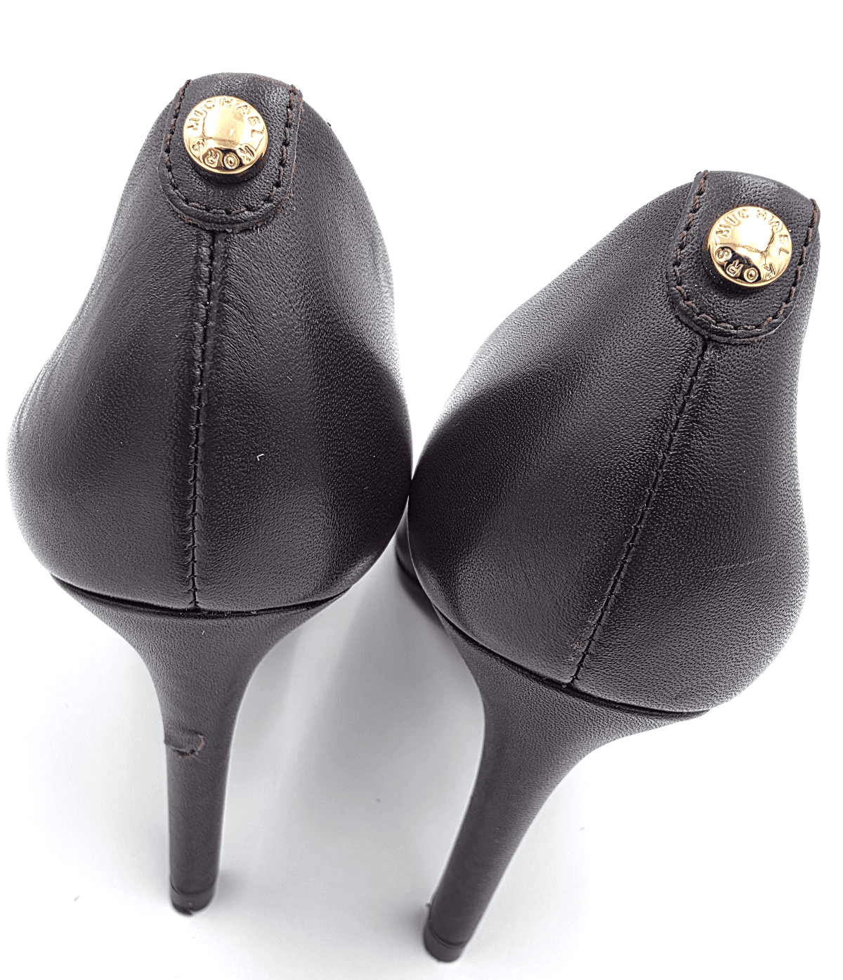 Michael Kors Womens Dorothy Leather Pointed Toe Classic PUMPS Brown Size 7.5 M - Thumbnail 6