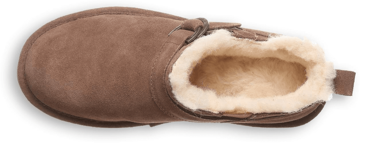 Bearpaw Shorty Buckle Vegan Women's Winter Boots - 3050 Cocoa Size 9 M - Thumbnail 6