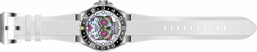 Invicta Men's 50mm AVIATOR Dia De Los Muertos Quartz MOP Skull Dial Watch 36853 - Thumbnail 5