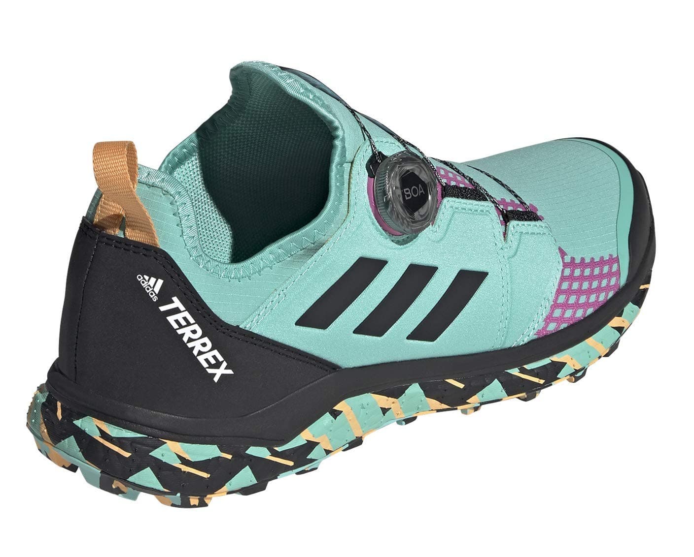 [FY9457] Mens Adidas TERREX AGRAVIC BOA Shoes Acid Mint/Core Black/Pink Size 7 M - Thumbnail 3