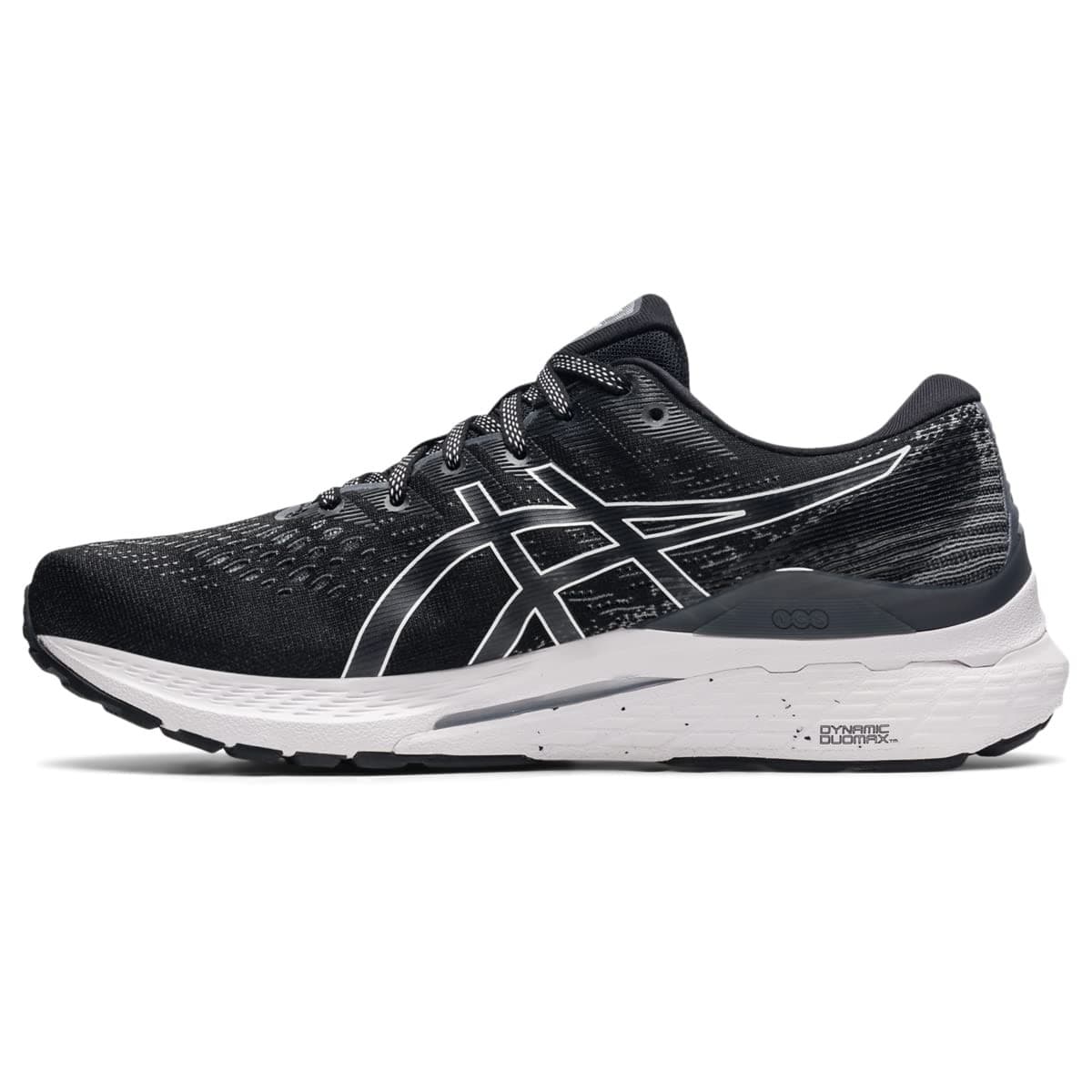 Asics Men's Gel Kayano 28 Running Shoes Black/White 12.5 M - Thumbnail 4
