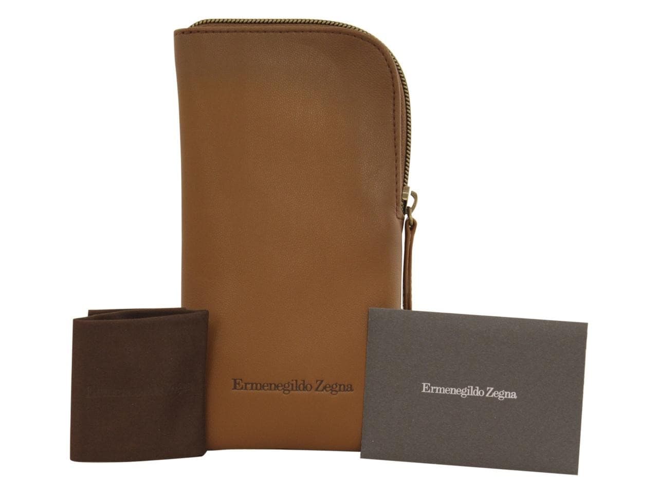 Ermenegildo Zegna EZ 5145 Black 001 Plastic Eyeglasses Frame 54-17-145 EZ5145 SD - Thumbnail 5