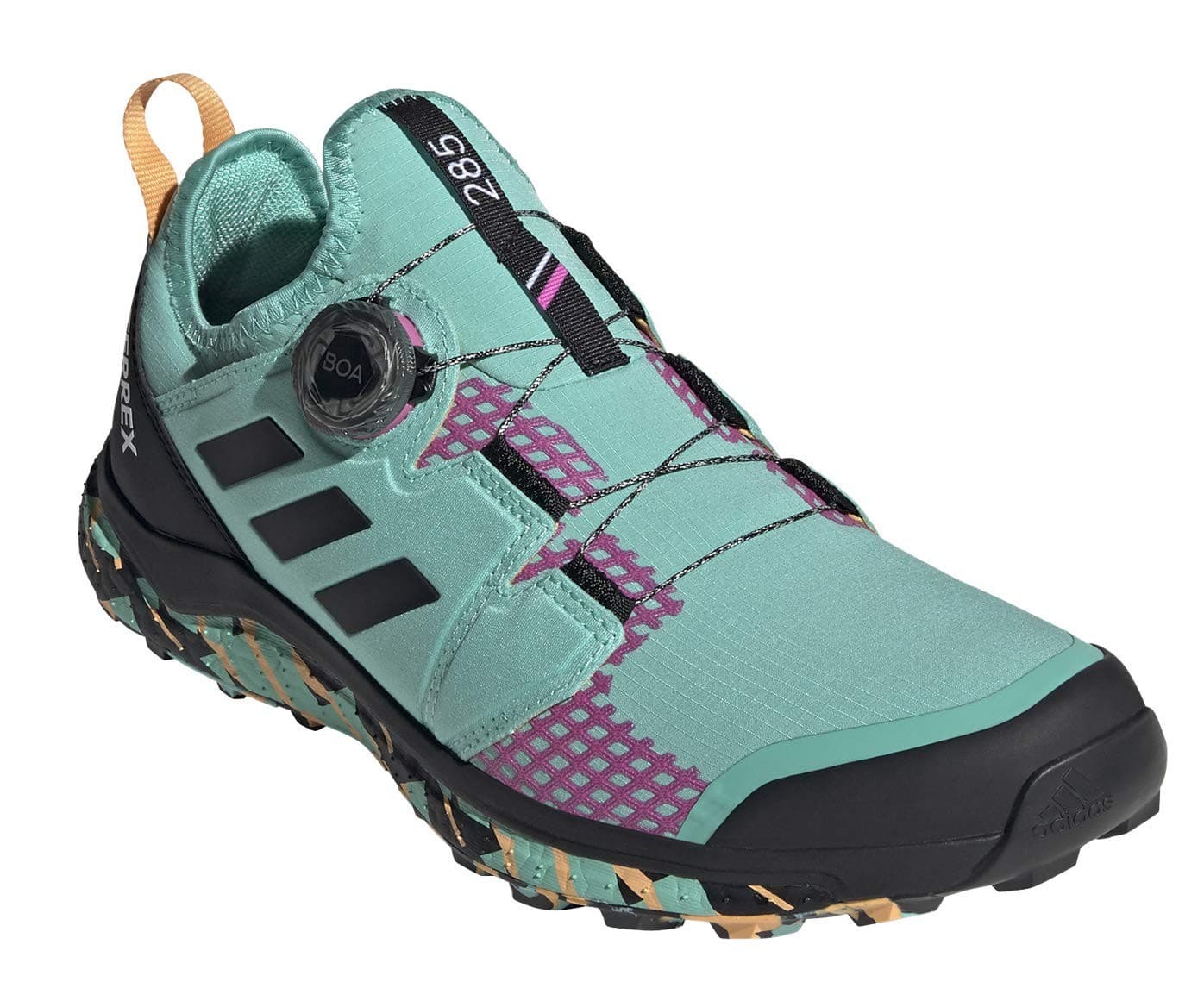 [FY9457] Mens Adidas TERREX AGRAVIC BOA Shoes Acid Mint/Core Black/Pink Size 7 M - Image 1