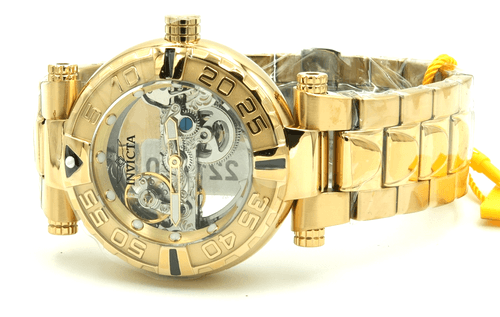 Invicta Subaqua Nebula Automatic Men's 47mm Gold tone Skeleton Dial Watch - Thumbnail 2