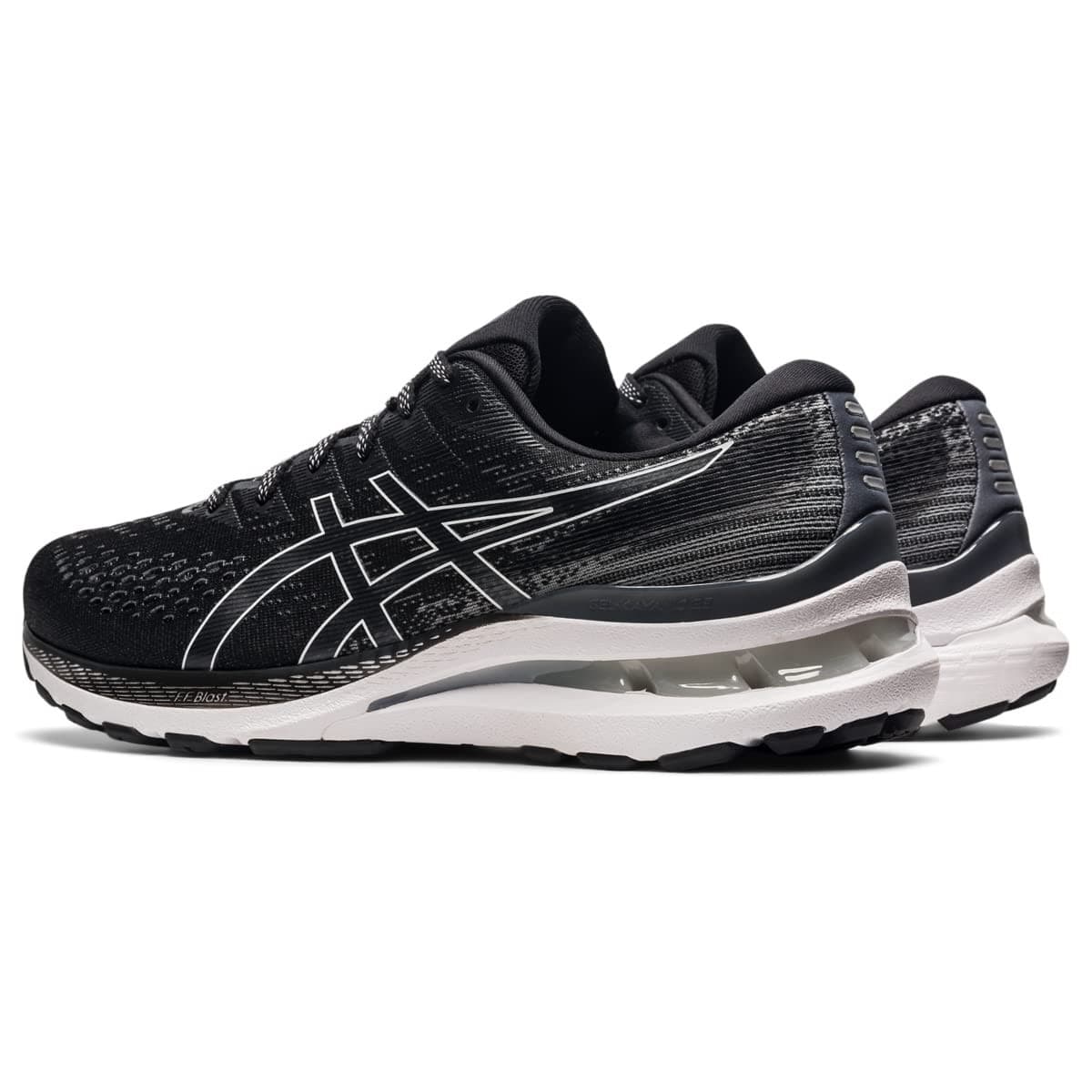 Asics Men's Gel Kayano 28 Running Shoes Black/White 12.5 M - Thumbnail 5