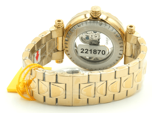 Invicta Subaqua Nebula Automatic Men's 47mm Gold tone Skeleton Dial Watch - Thumbnail 3