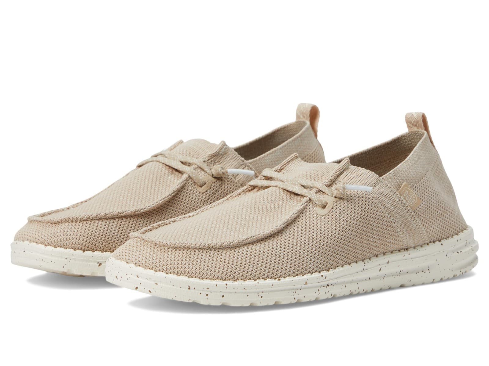 Womens Hey Dude Beige Wendy Halo Loafer Size 9 - Image 1