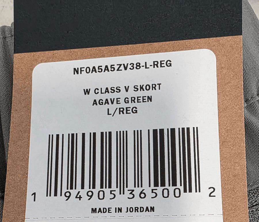 The North Face Women's Class V Skort Agave Green LG /REG - Thumbnail 4