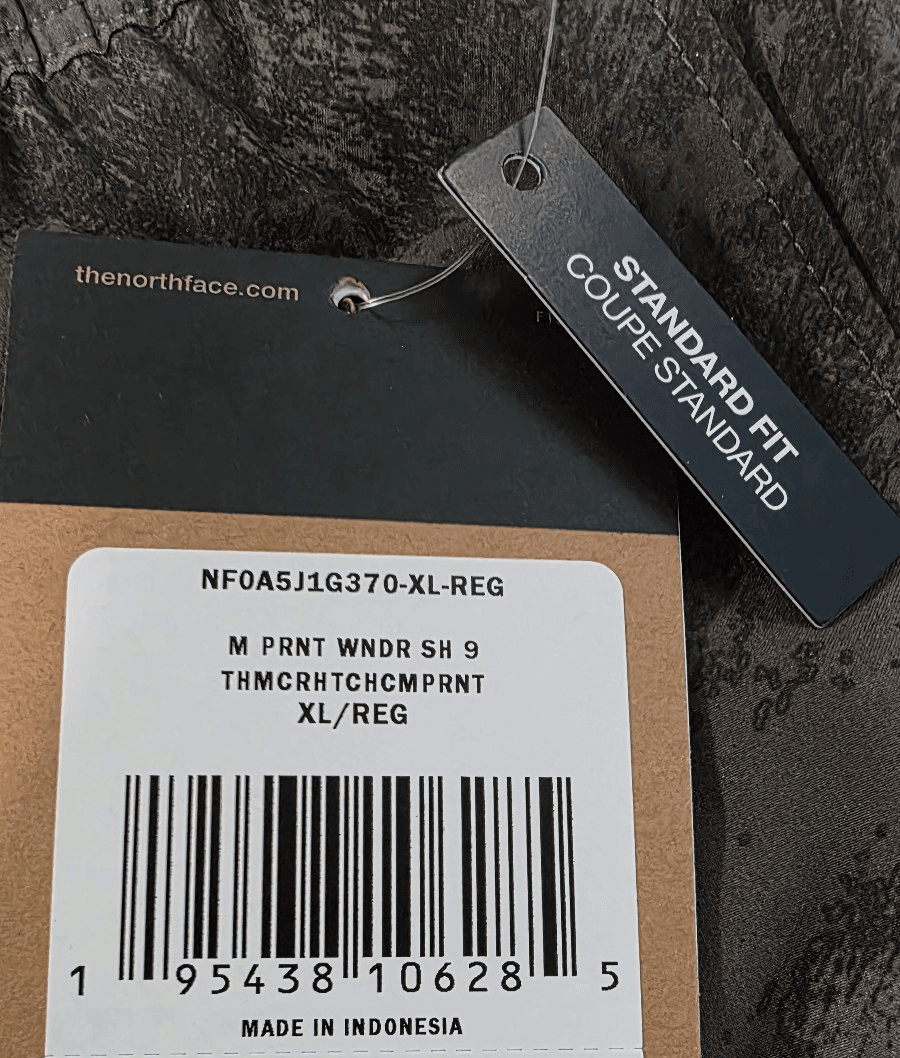 THE NORTH FACE Men's Printed Wander Short 9" Thyme Crosshatch Camo Print, XL-REG - Thumbnail 4