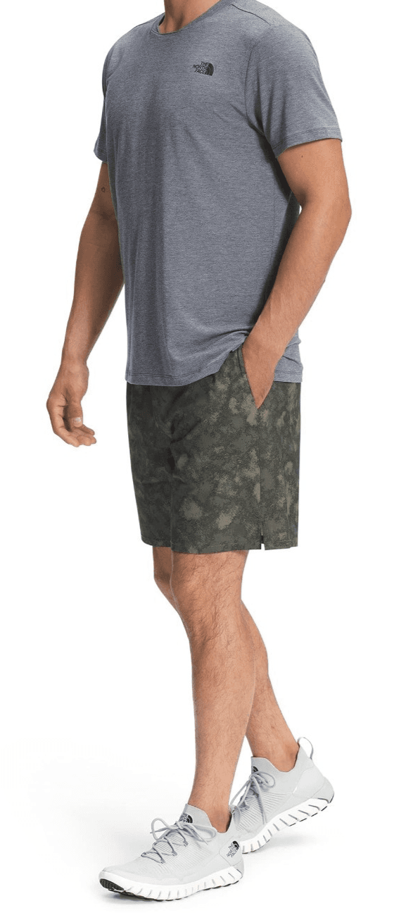 THE NORTH FACE Men's Printed Wander Short 9" Thyme Crosshatch Camo Print, XL-REG - Thumbnail 3