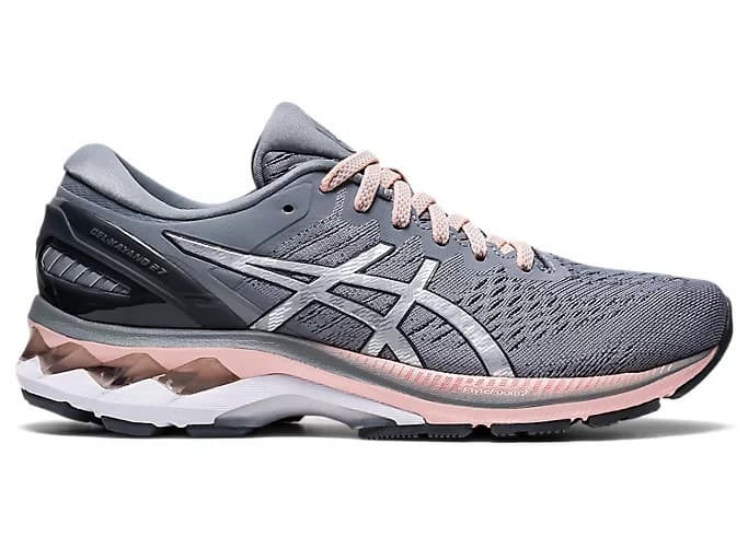 Asics Gel-Kayano 27 Womens Running Shoes Size 10 Sheet Rock/Pure Silver - Thumbnail 2