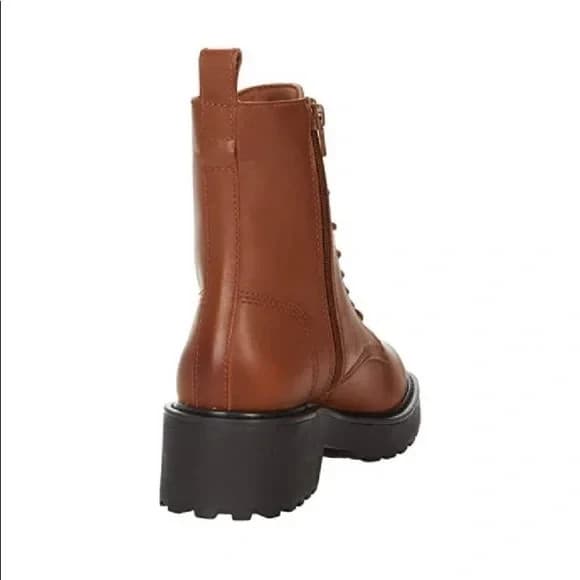 Steve Madden Women’s Tornado Brown Leather Combat Boots Size 10 M Chunky Lug - Thumbnail 4