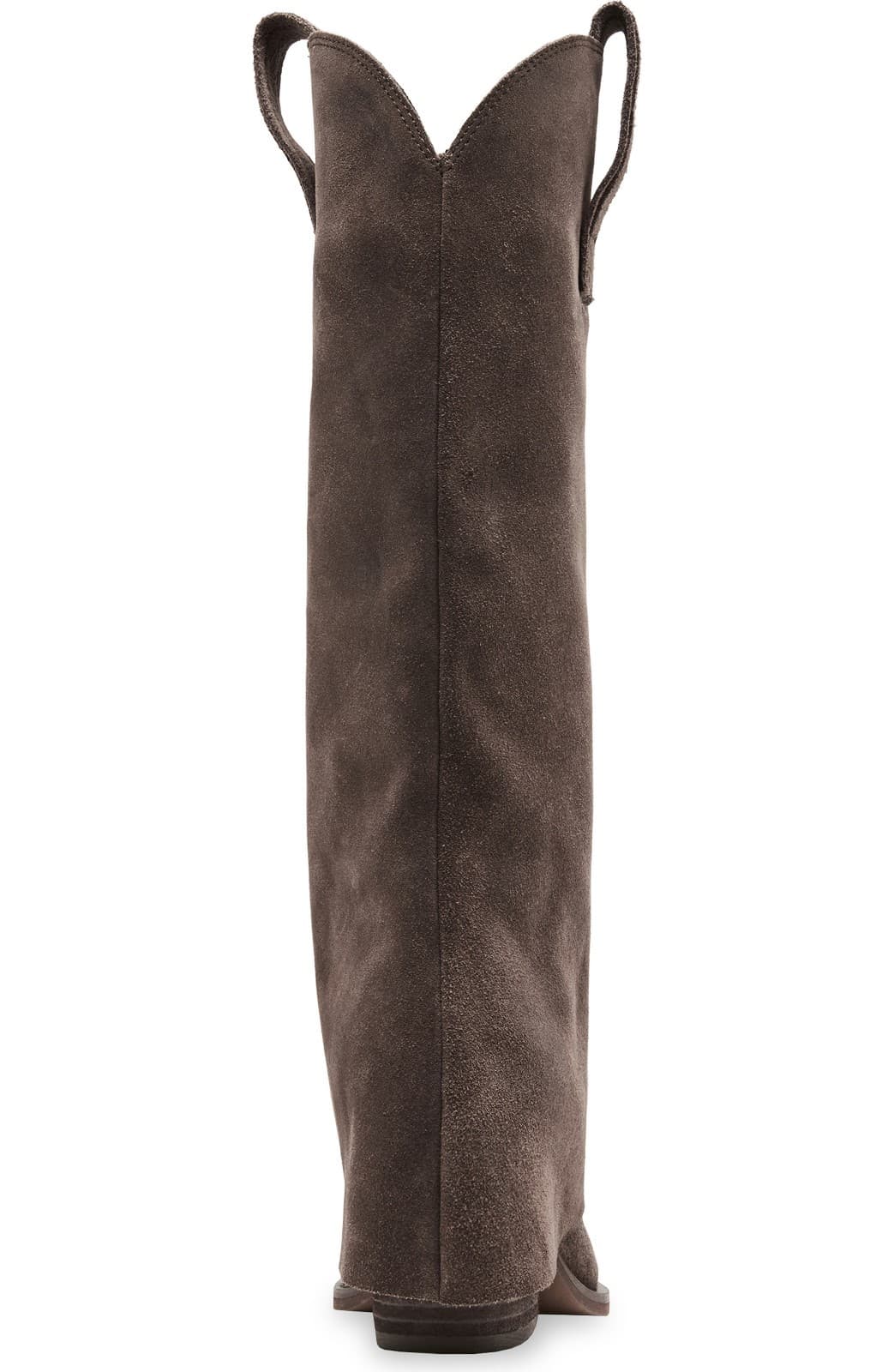 Steve Madden Women's Sorvino Taupe Suede block heel 11 Medium - Thumbnail 3