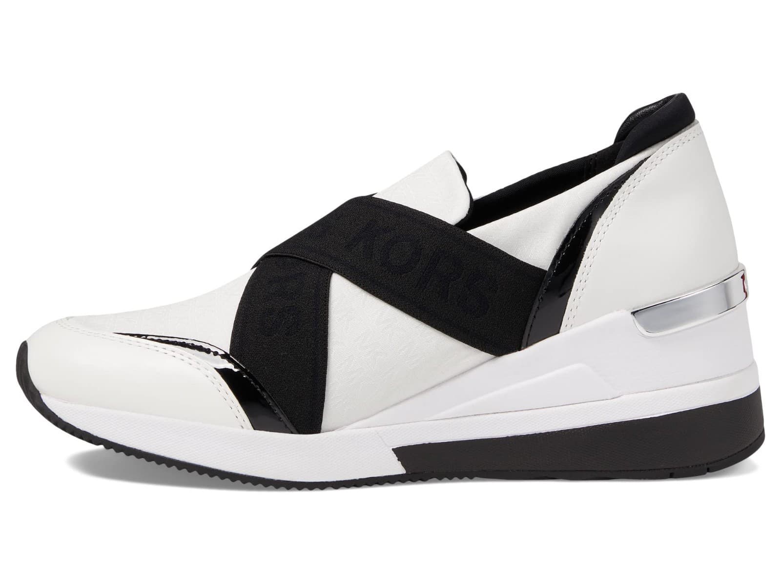 Michael Kors Woman's Sneakers Shoes Geena Slip-On Trainer Optic White 8 M - Thumbnail 4
