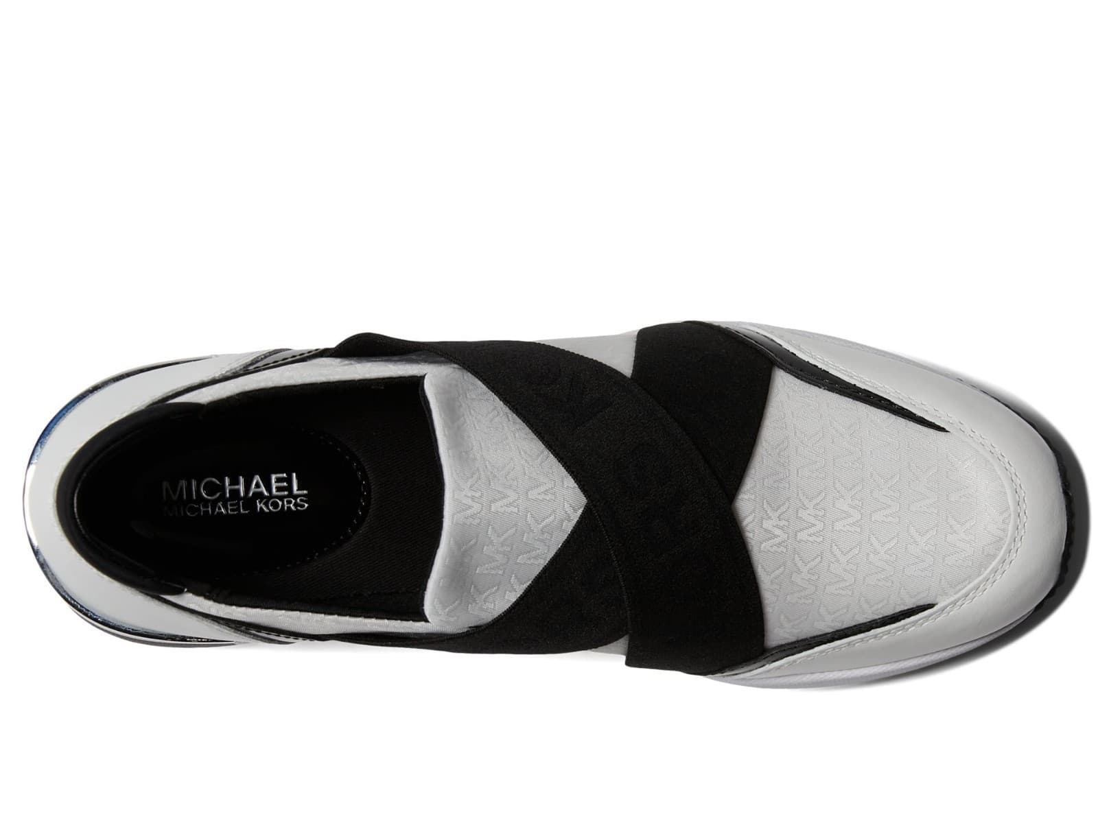 Michael Kors Woman's Sneakers Shoes Geena Slip-On Trainer Optic White 8 M - Thumbnail 5