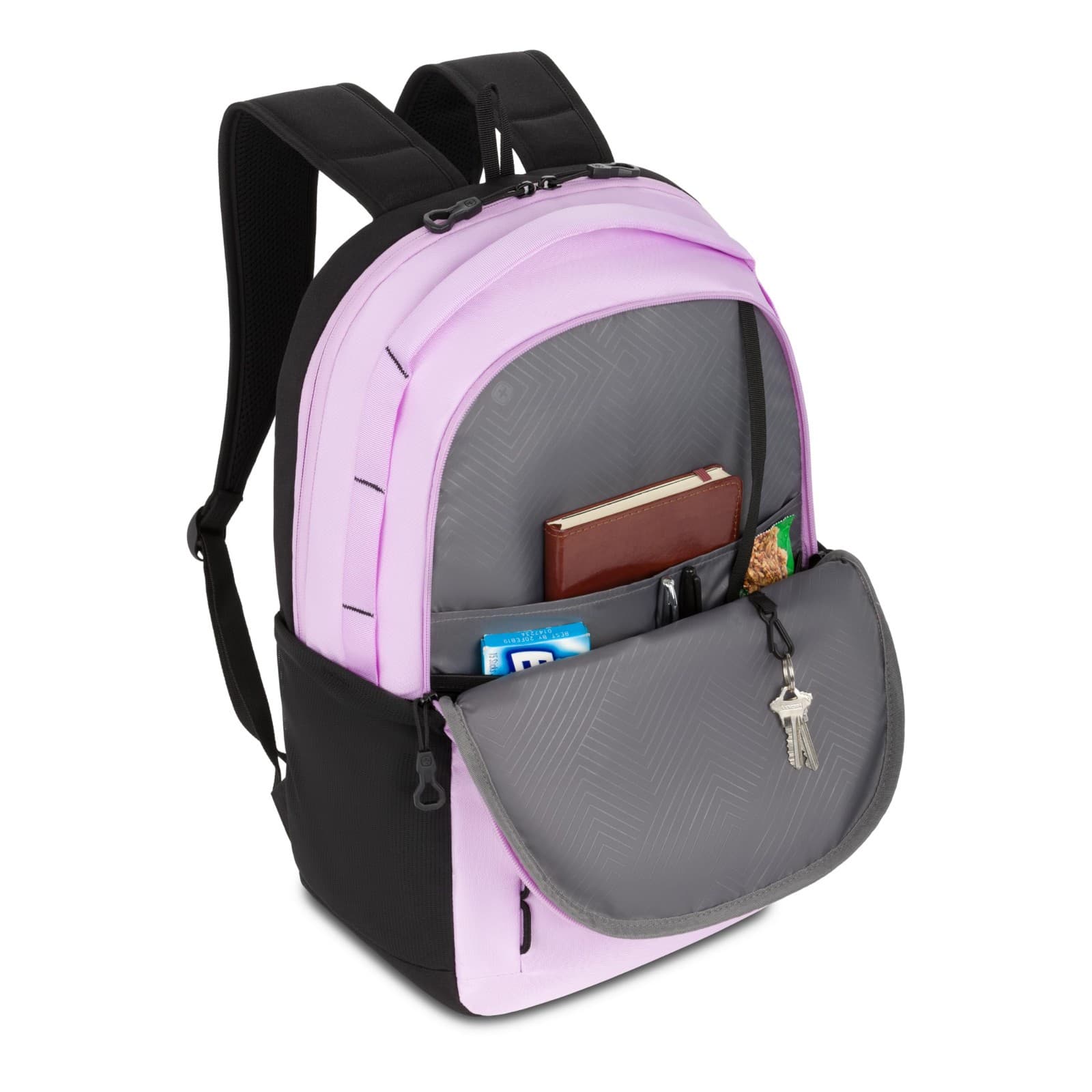 SwissGear Versa Laptop Backpack, Pastel Lilac, 18.25"x12.5"x6.25" - Thumbnail 3