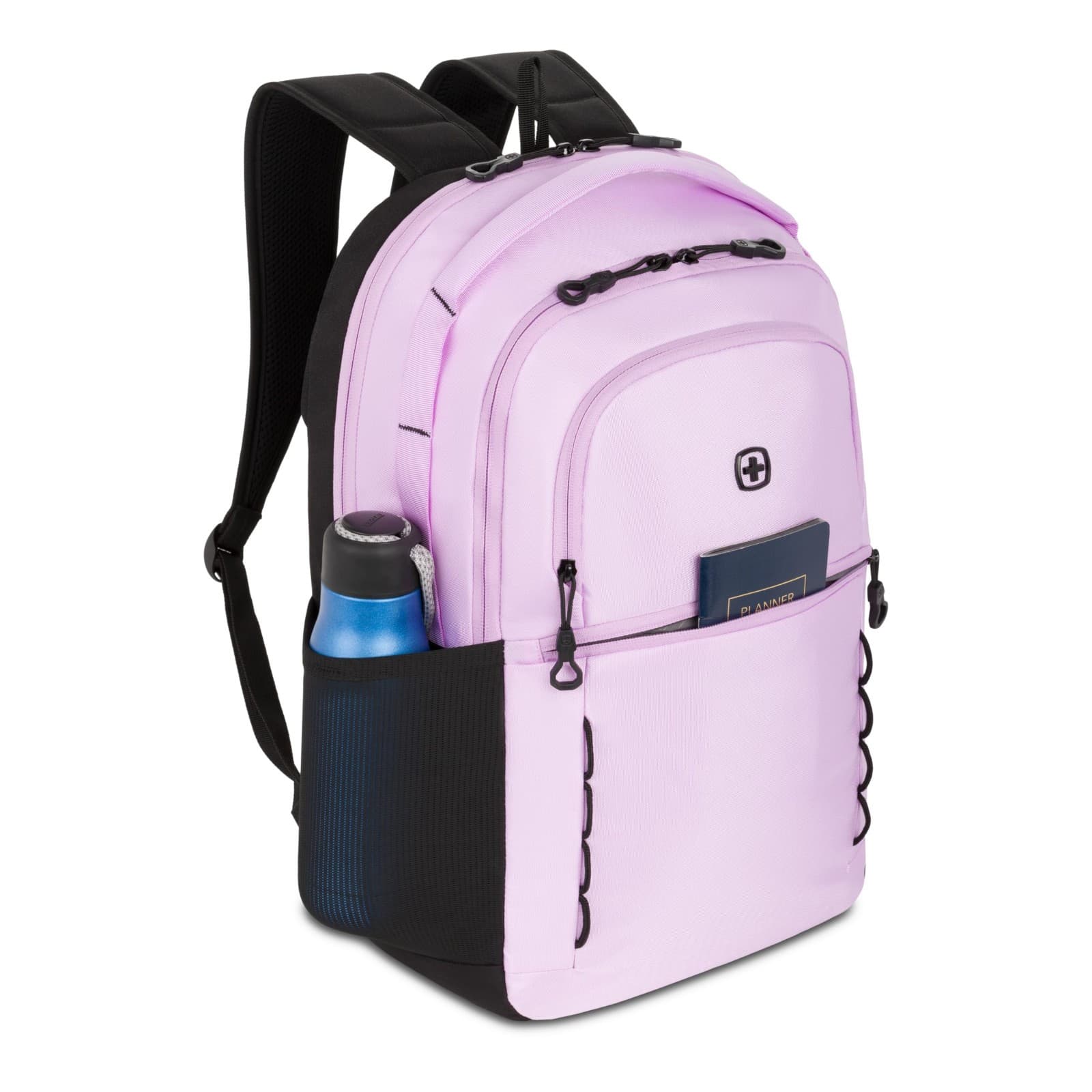 SwissGear Versa Laptop Backpack, Pastel Lilac, 18.25"x12.5"x6.25" - Thumbnail 2
