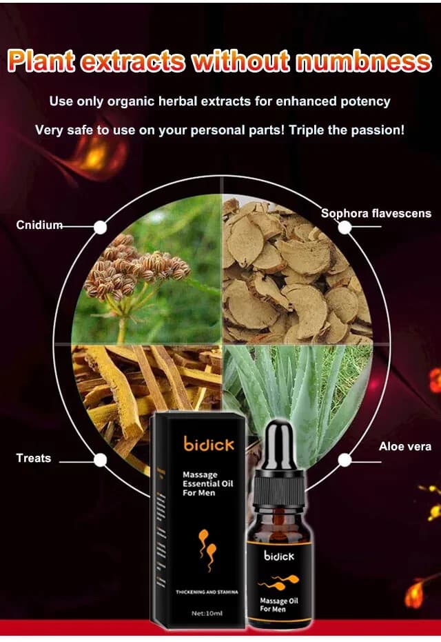 1 Penis Male Enlargement Oil Grow Bigger Thicker Size - Thumbnail 6