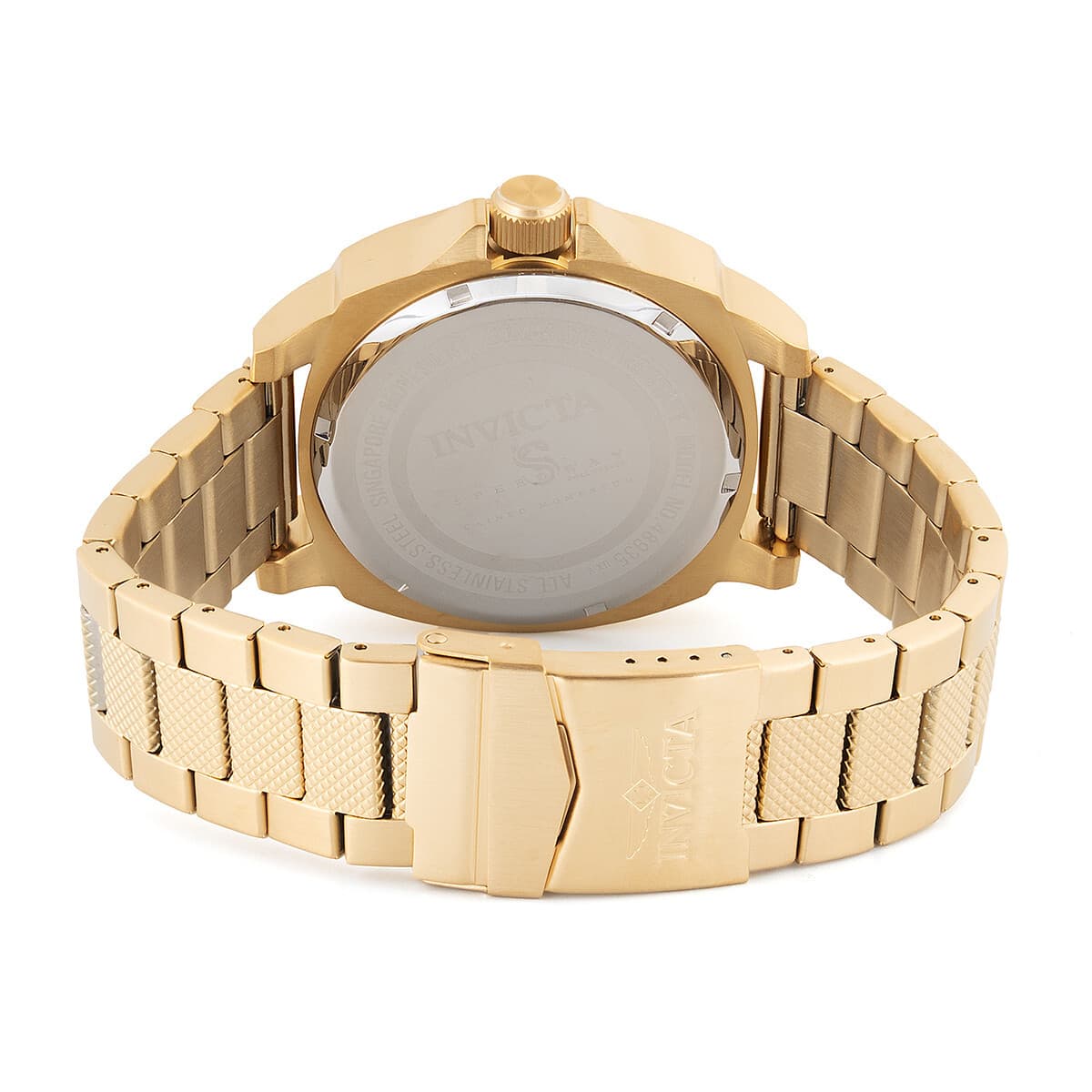 Invicta Speedway Quartz Gold Dial Men's Watch 46 mm - Thumbnail 2