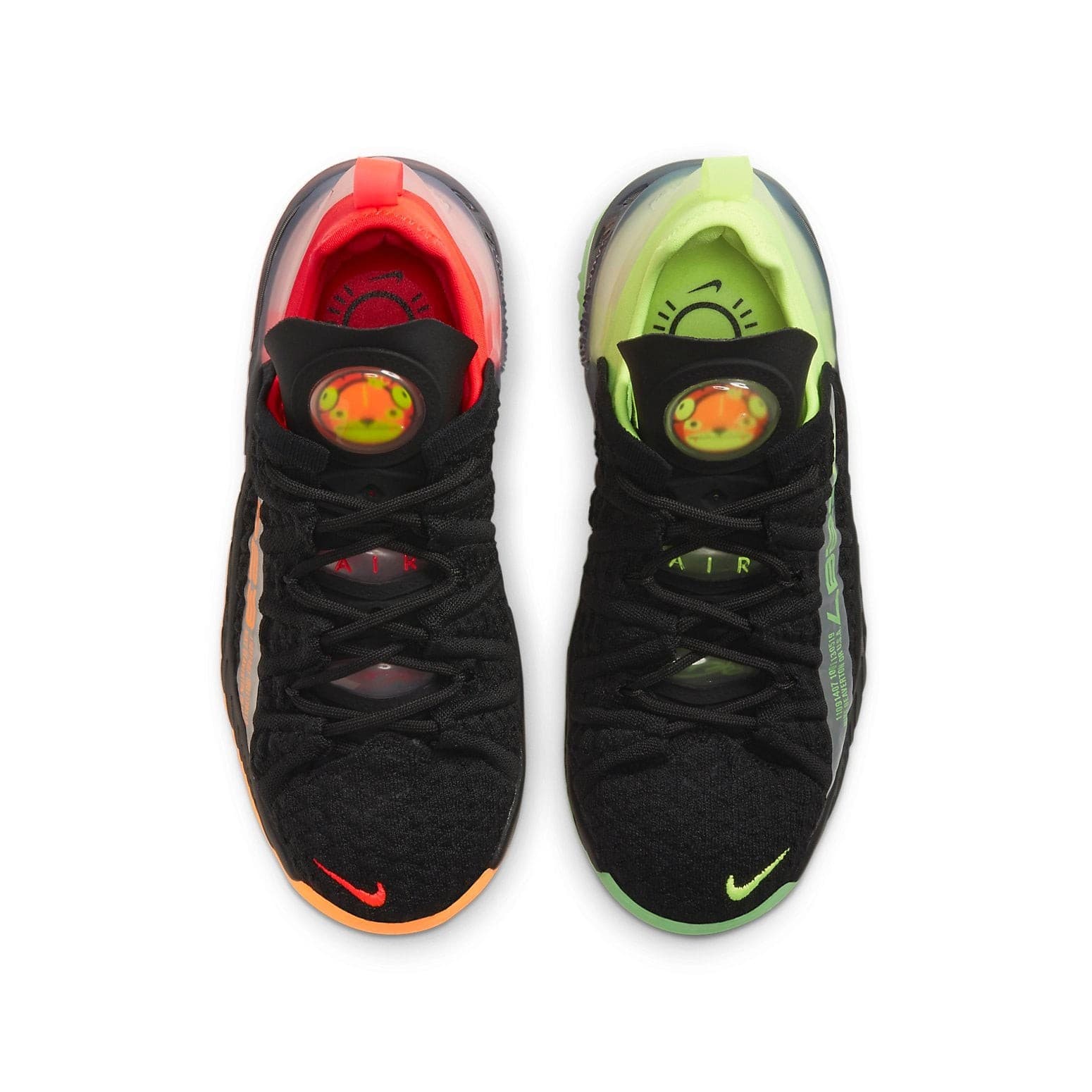 Nike LeBron XVIII 18 GS Black Crimson Volt Boys Shoes CW2760-009 Size 6Y NEW - Thumbnail 4