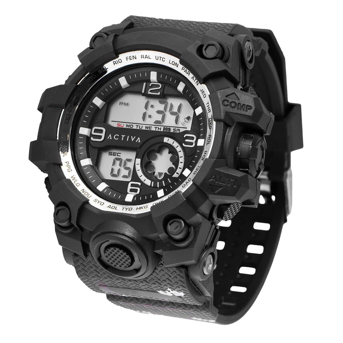 Activa X Invicta Men's Watch - 54.5mm, Black (ACW435-002) - Image 1