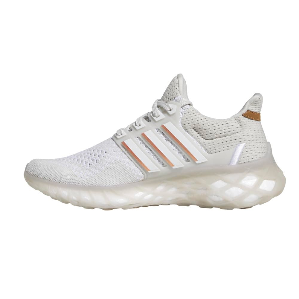Adidas UltraBoost WEB DNA WMN Running Shoes Grey One White/Copper Metallic 9.5US - Thumbnail 3