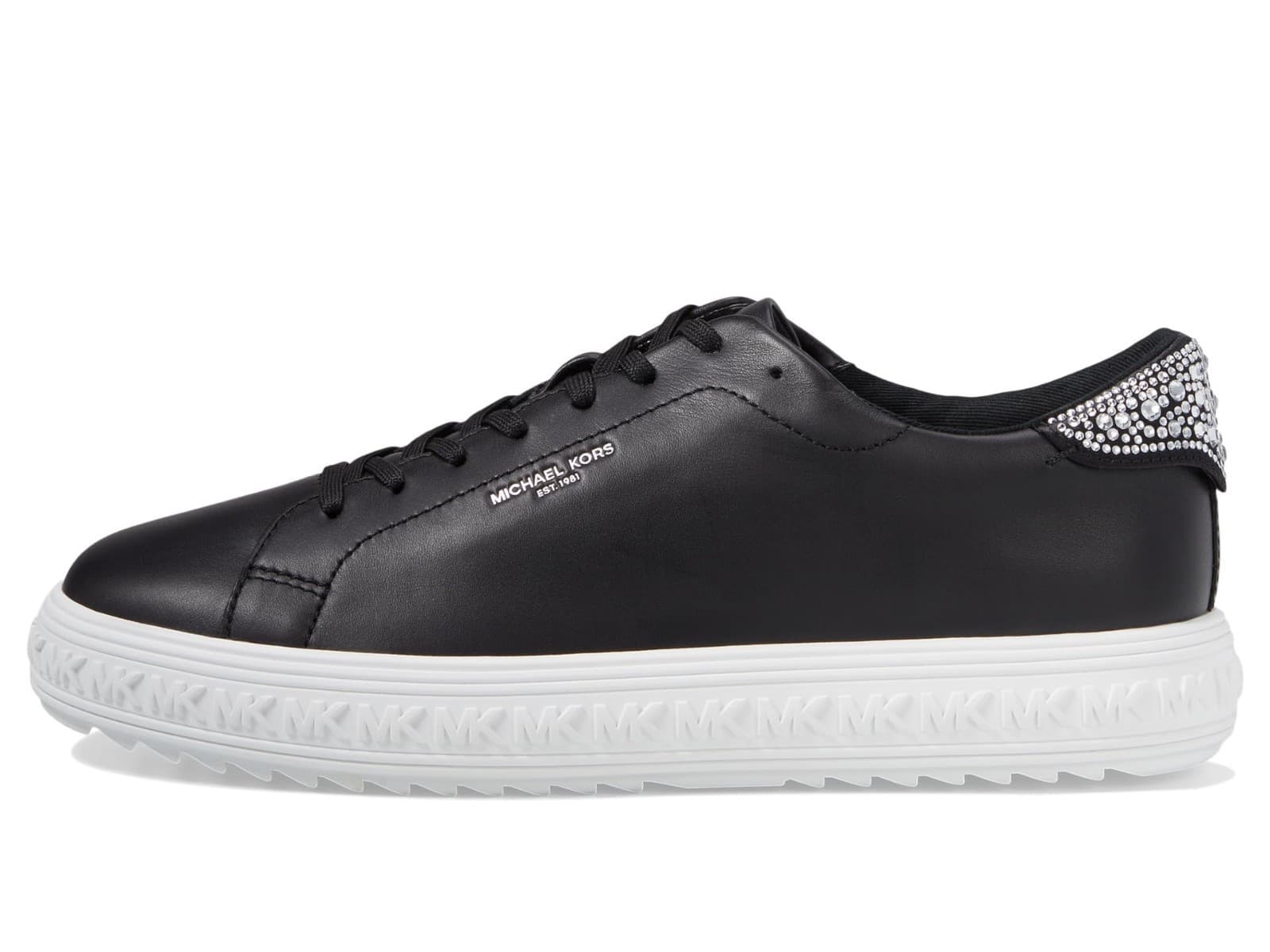Woman's MICHAEL Michael Kors Grove Lace-Up Sneaker Black Size 11 M - Thumbnail 2