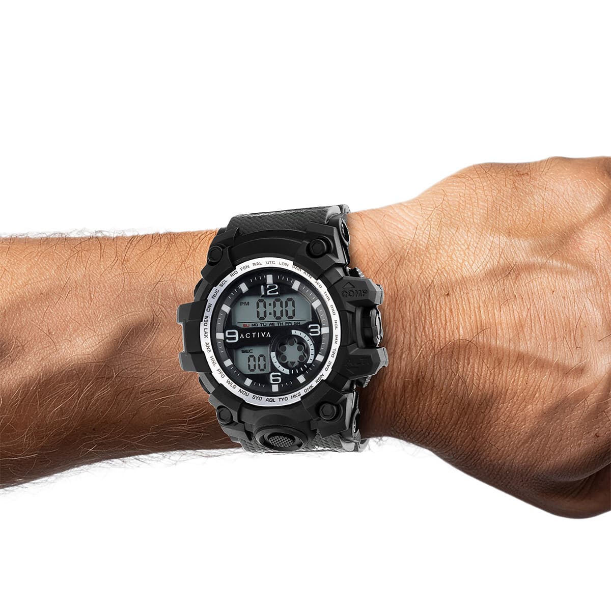 Activa X Invicta Men's Watch - 54.5mm, Black (ACW435-002) - Thumbnail 5