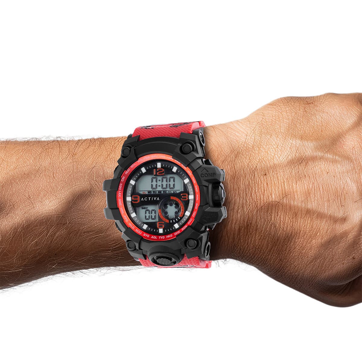 Activa X Invicta Men's Watch - 54.5mm, Red (ACW435-001) - Thumbnail 5
