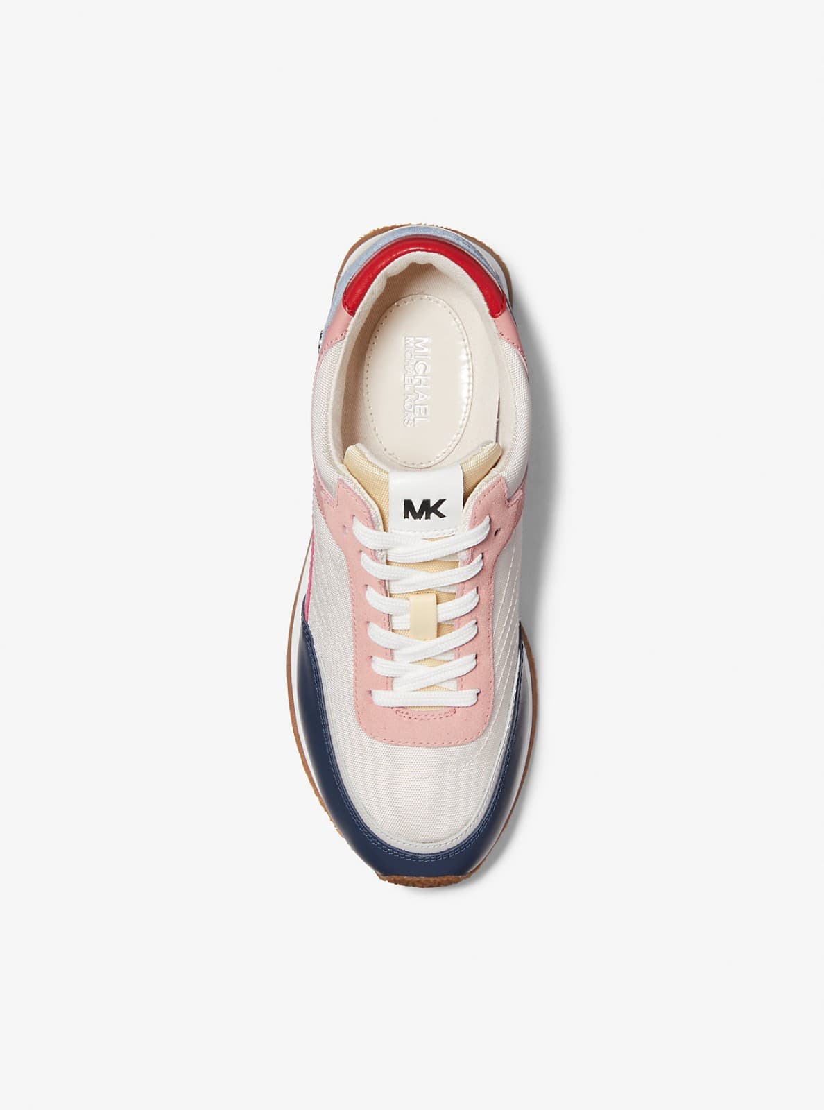 Michael Michael Kors Callan Color-Block Canvas And Leather Sneaker Sz 9.5 M - Thumbnail 5