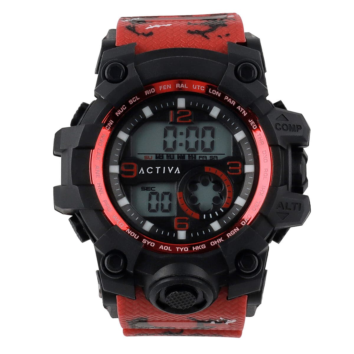 Activa X Invicta Men's Watch - 54.5mm, Red (ACW435-001) - Thumbnail 3