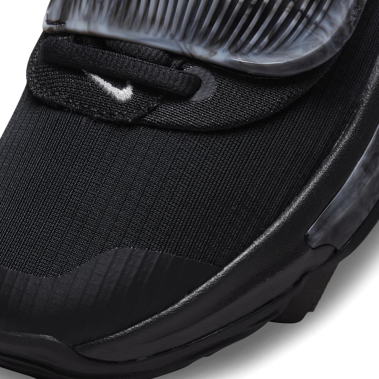 Nike Zoom Freak 3 Grade-School Black Mettalic Silver Basketball Size 6Y - Thumbnail 5