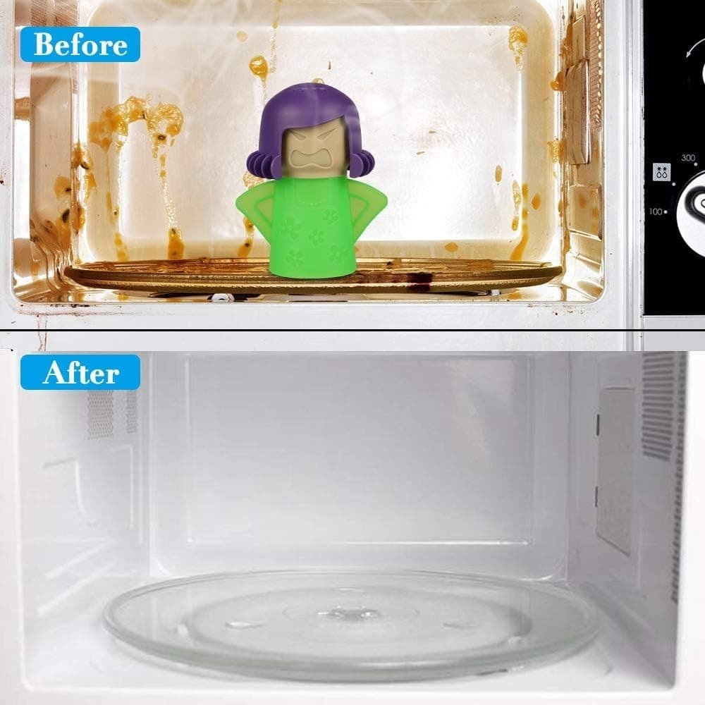 Angry Mama Microwave Cleaner Angry Mom Microwave Oven Steam Cleaner Disinfect - Thumbnail 2