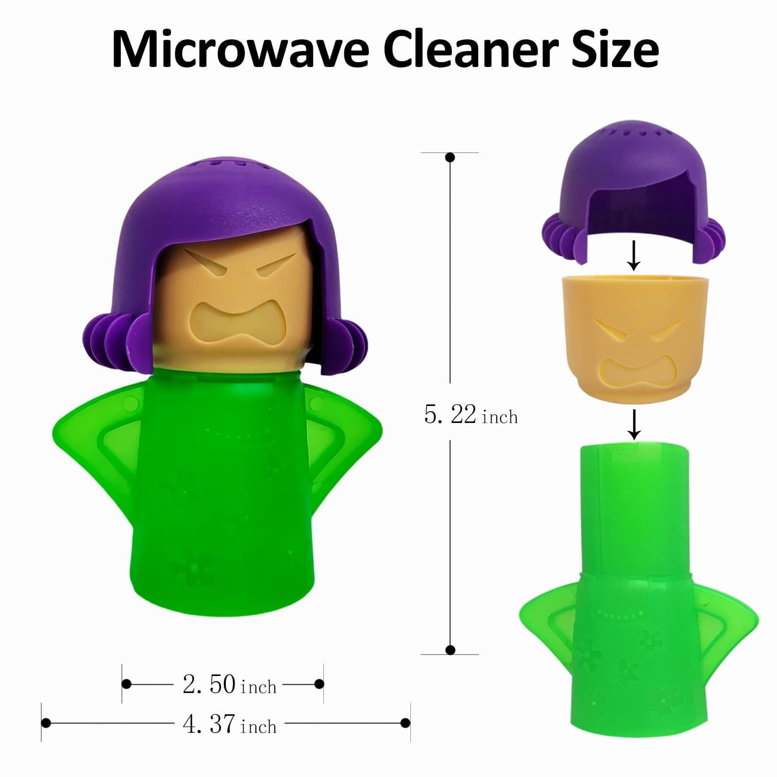 Angry Mama Microwave Cleaner Angry Mom Microwave Oven Steam Cleaner Disinfect - Thumbnail 6