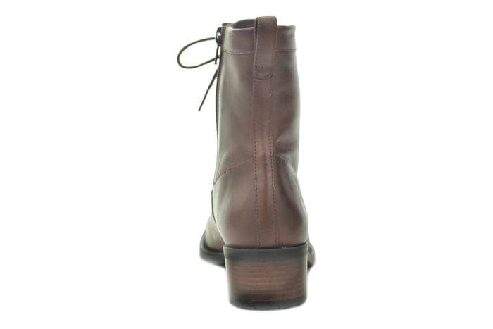 David Tate Womens Explorer Boot US 8.5 M Brown Soft Calf Leather Lace Up - Thumbnail 4