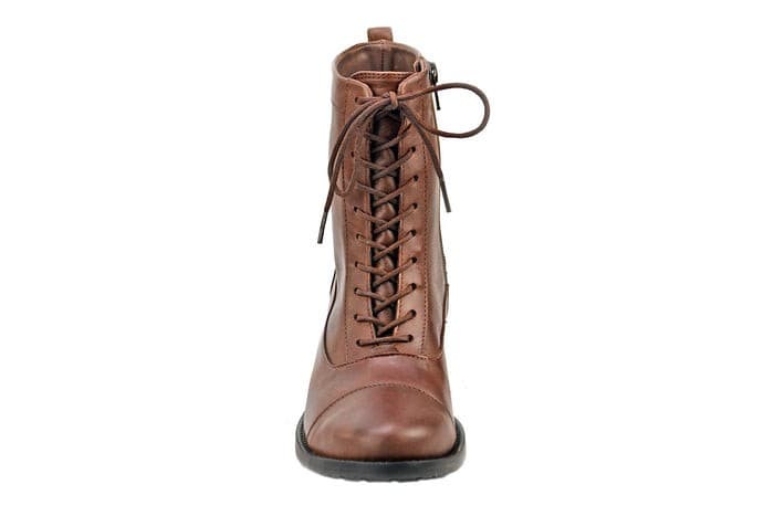 David Tate Womens Explorer Boot US 8.5 M Brown Soft Calf Leather Lace Up - Thumbnail 6