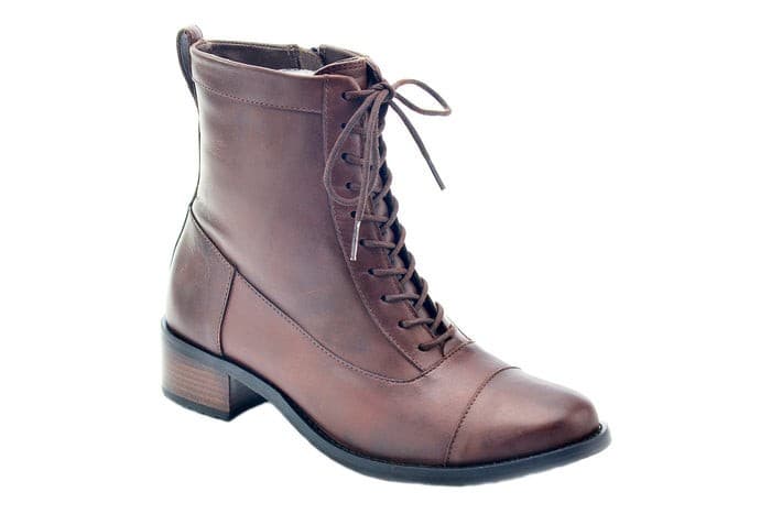 David Tate Womens Explorer Boot US 8.5 M Brown Soft Calf Leather Lace Up - Thumbnail 2