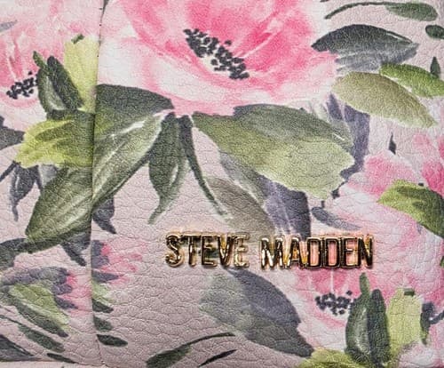 Steve Madden, Balexis Small Floral Crossbody Bag Pink Floral Adjustable Strap - Thumbnail 5