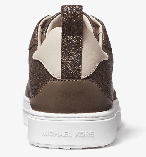 MICHAEL KORS MENS TENNIS SHOE Brown BAXTER LACE UP, 42F0BAFS3L Size 10 M - Thumbnail 6