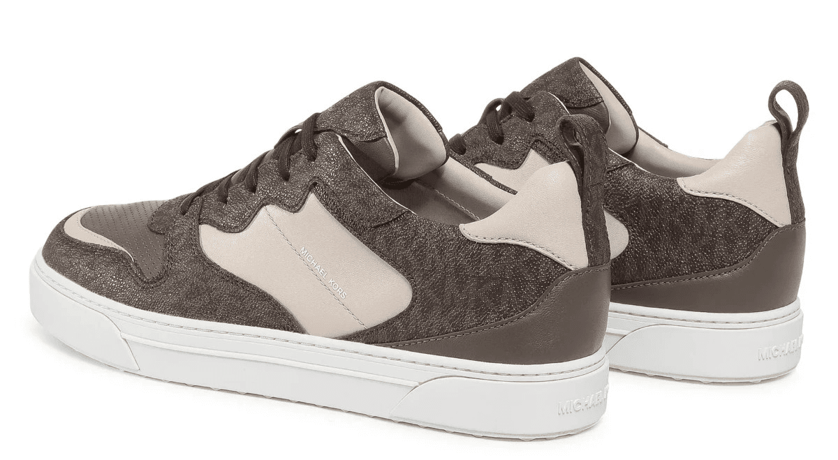 MICHAEL KORS MENS TENNIS SHOE Brown BAXTER LACE UP, 42F0BAFS3L Size 10 M - Thumbnail 5