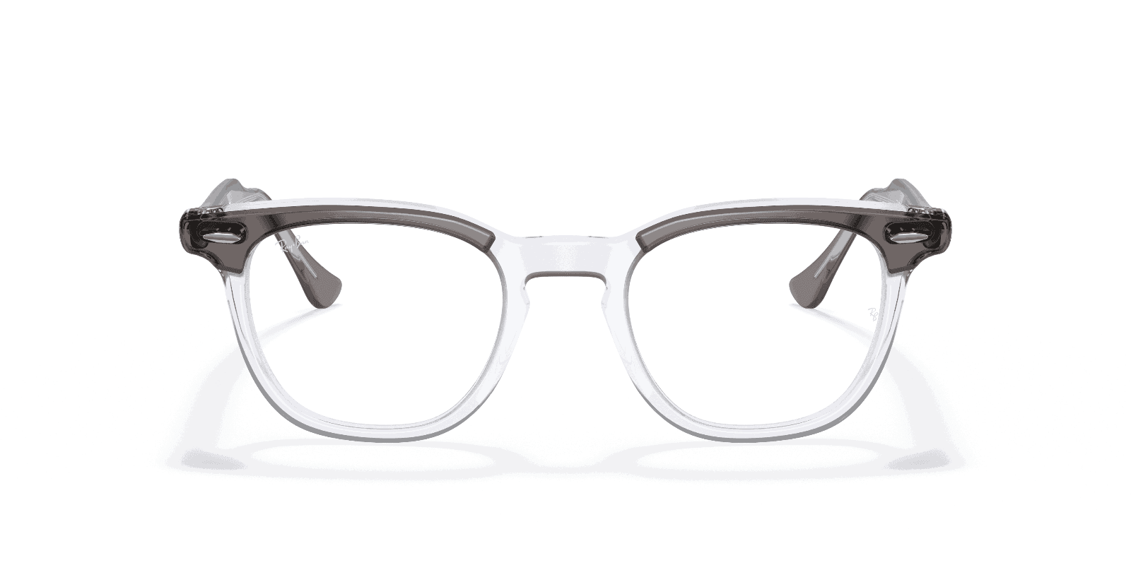 NEW RAY BAN RX 5398F HAWKEYE BLACK CLEAR AUTHENTIC FRAMES EYEGLASSES 145-50-21 - Thumbnail 2