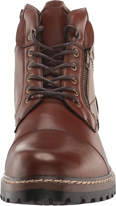 Madden M-SALUS Men's Combat Boot Cognac Size 10.5 M - Thumbnail 6