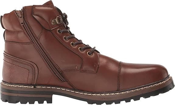 Madden M-SALUS Men's Combat Boot Cognac Size 10.5 M - Thumbnail 2