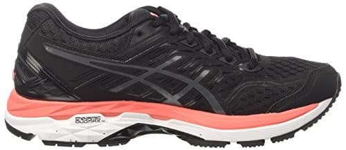 ASICS GT-2000 5 Womens Running Walking Shoes 8 Black/carbon/flash coral T757N - Thumbnail 3