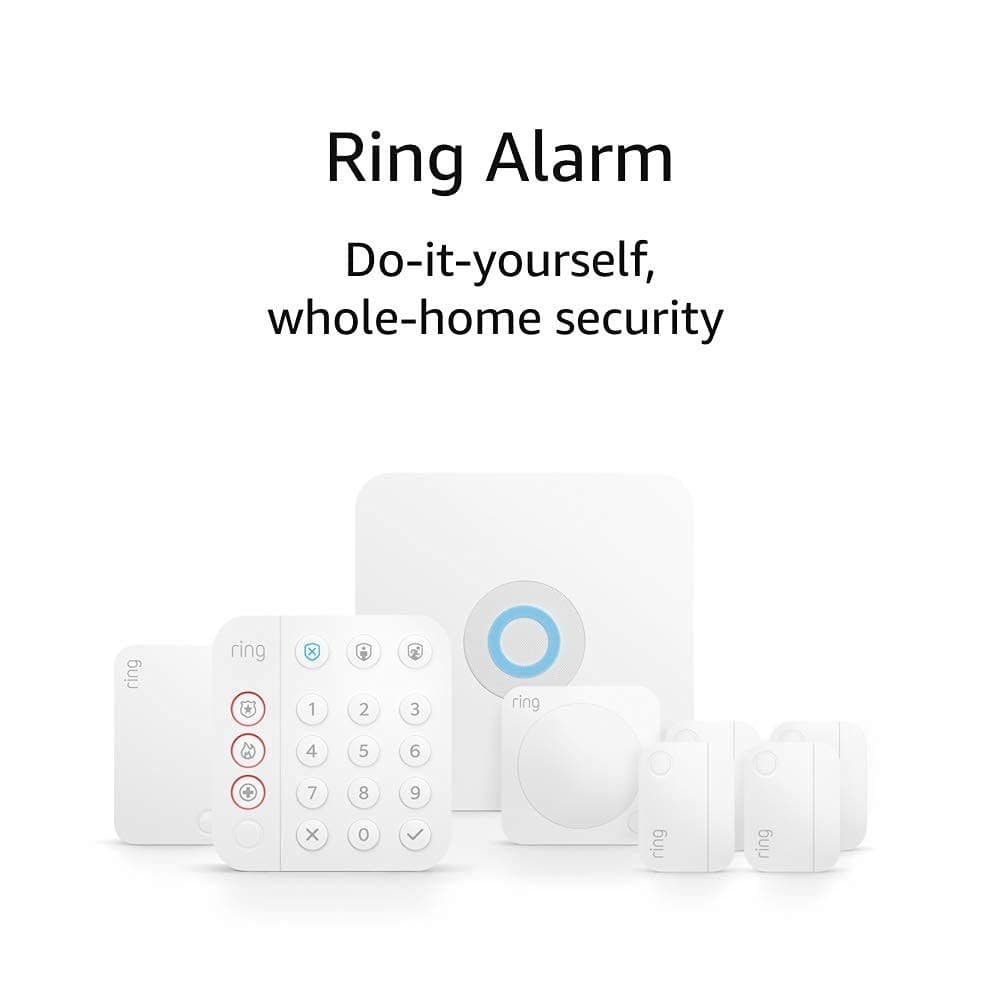New Ring Alarm 8 Piece Kit 2nd Generation Home Security System - White - Image 1
