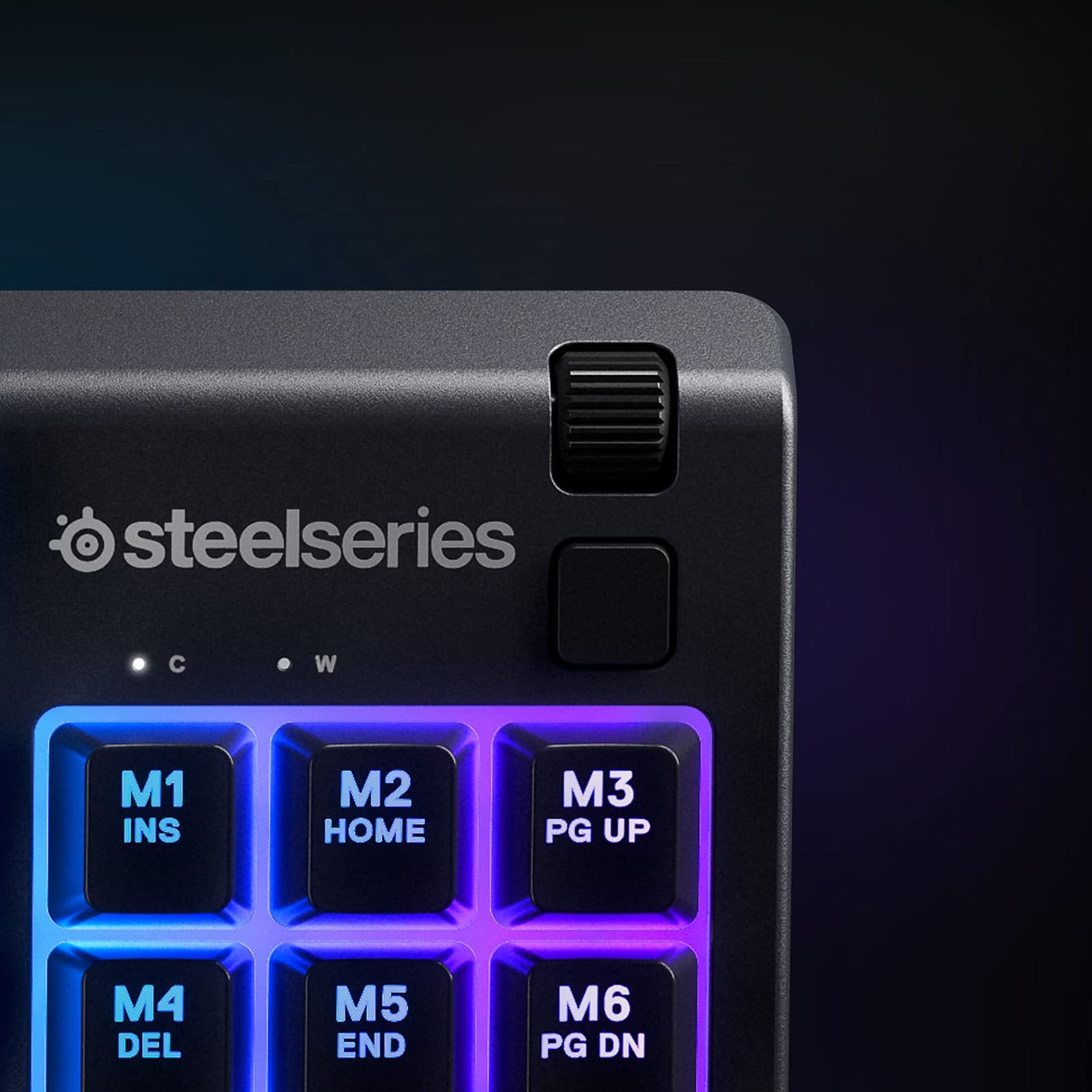 SteelSeries Apex 3 TKL Tenkeyless Gaming Keyboard Wired Quiet RGB, Anti-Ghosting - Thumbnail 4