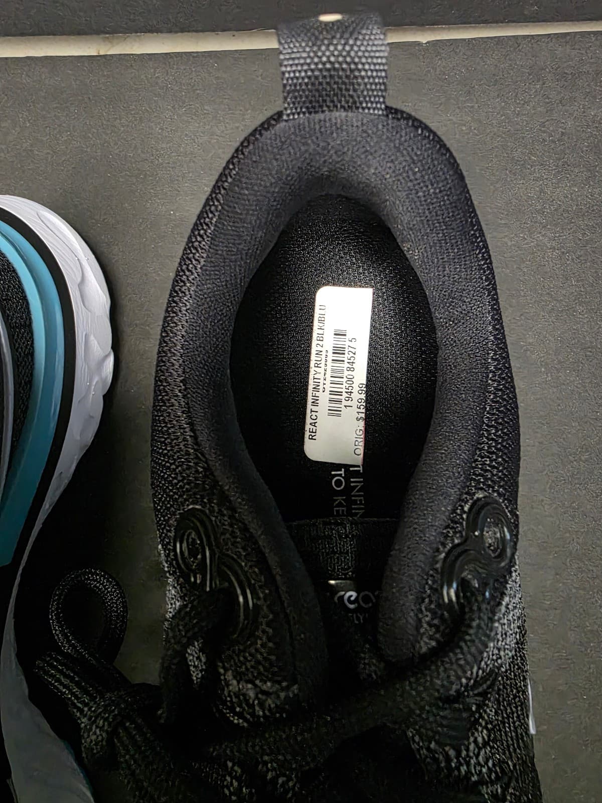 Nike React Infinity Run Flyknit 2 Women Shoes Anthracite Ghost Black Size 6.5 B - Thumbnail 10