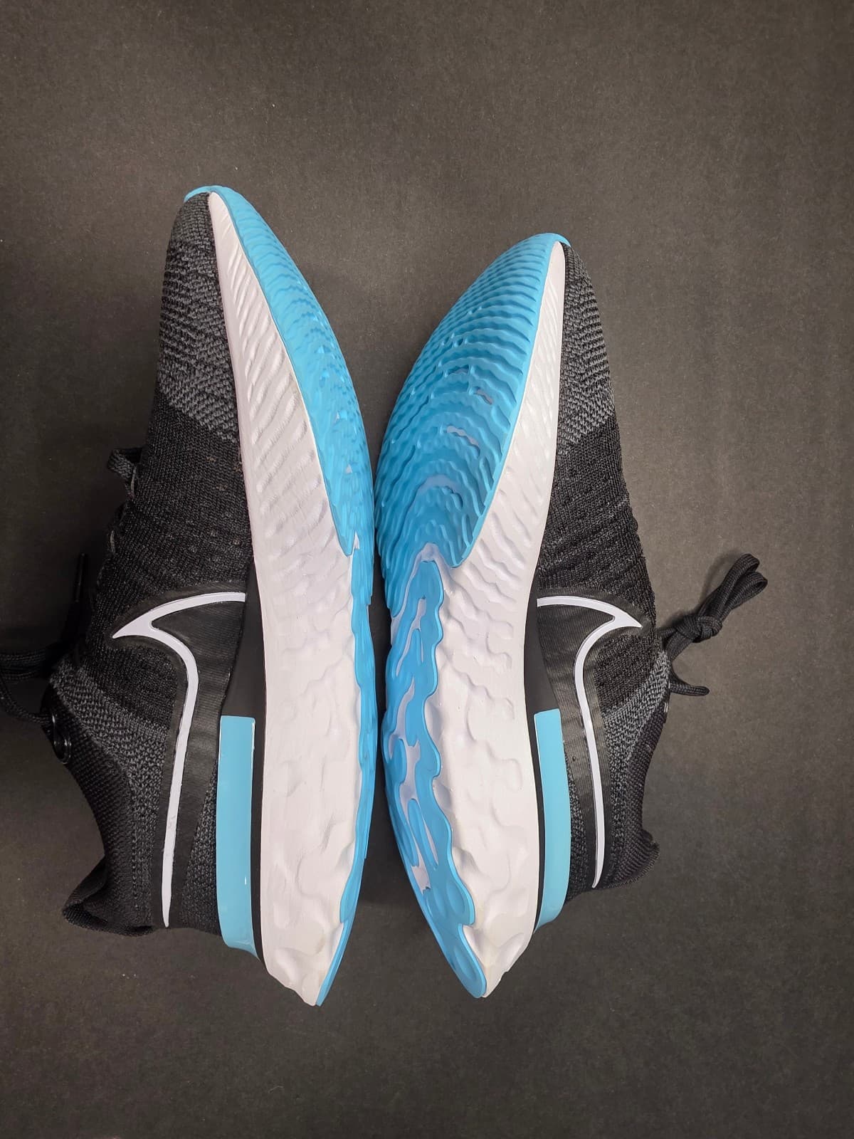 Nike React Infinity Run Flyknit 2 Women Shoes Anthracite Ghost Black Size 6.5 B - Thumbnail 6