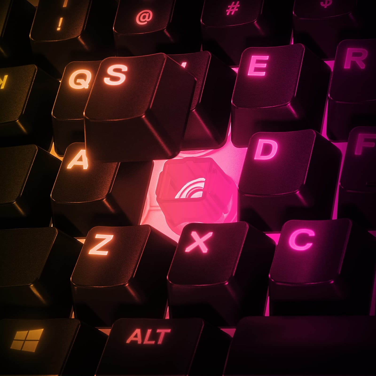 SteelSeries Apex 3 TKL Tenkeyless Gaming Keyboard Wired Quiet RGB, Anti-Ghosting - Thumbnail 6